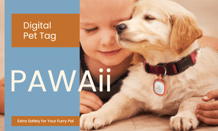Digital pet id clearance tag