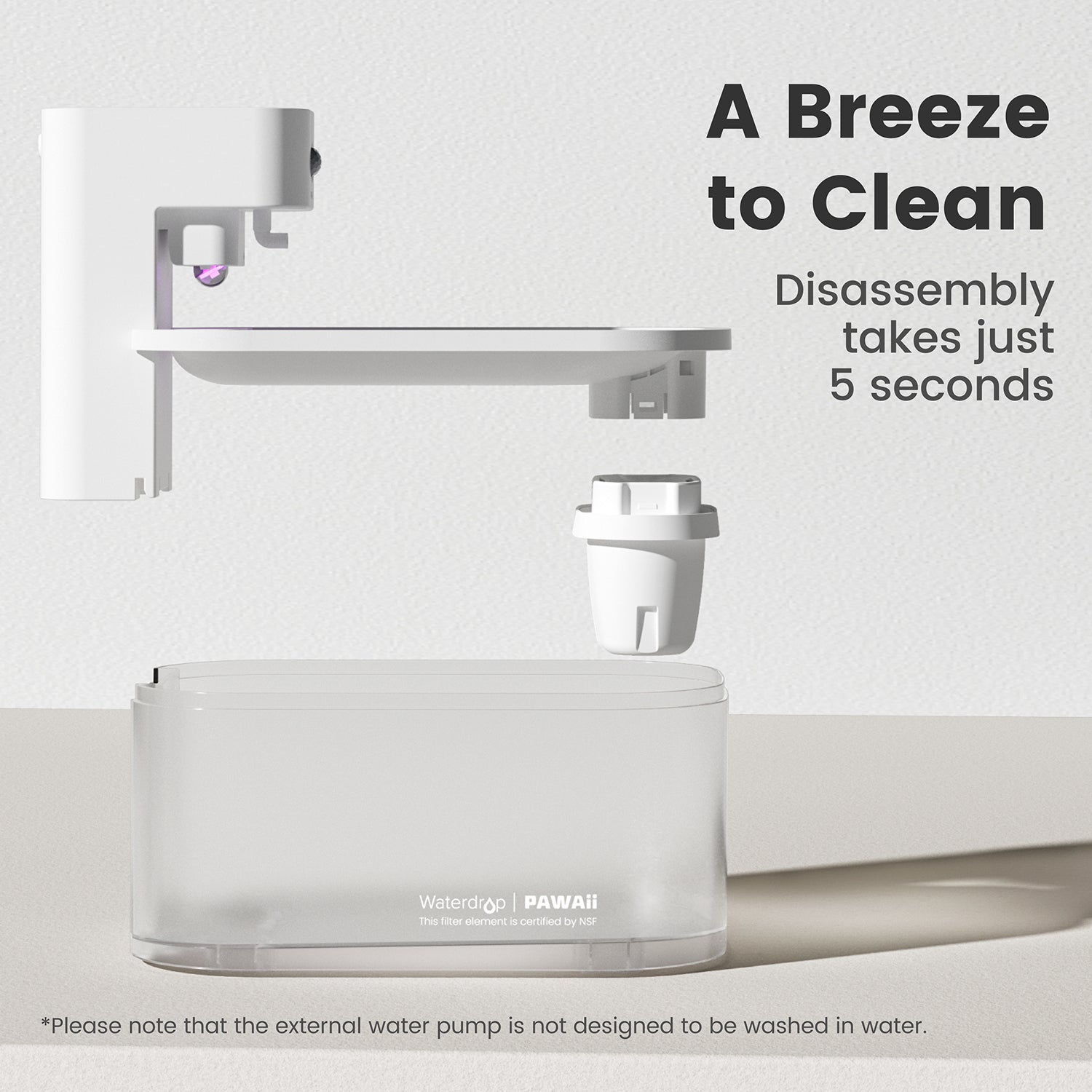 PAWAii Wireless Pet Water Fountain