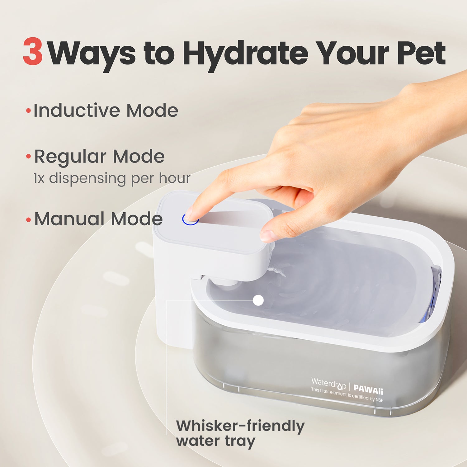 PAWAii Wireless Pet Water Fountain