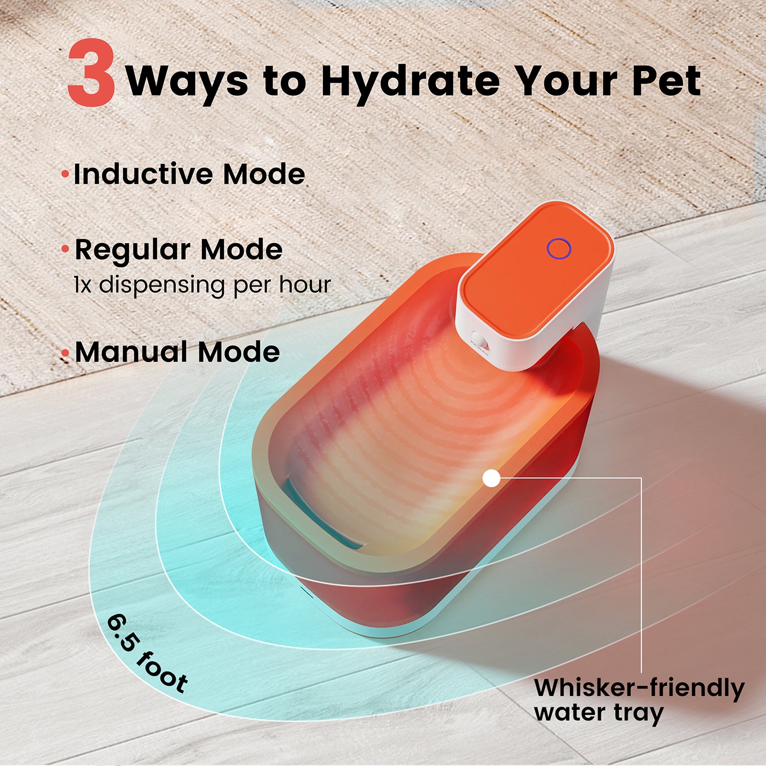 Battery-operated Pet Water Fountain Pro