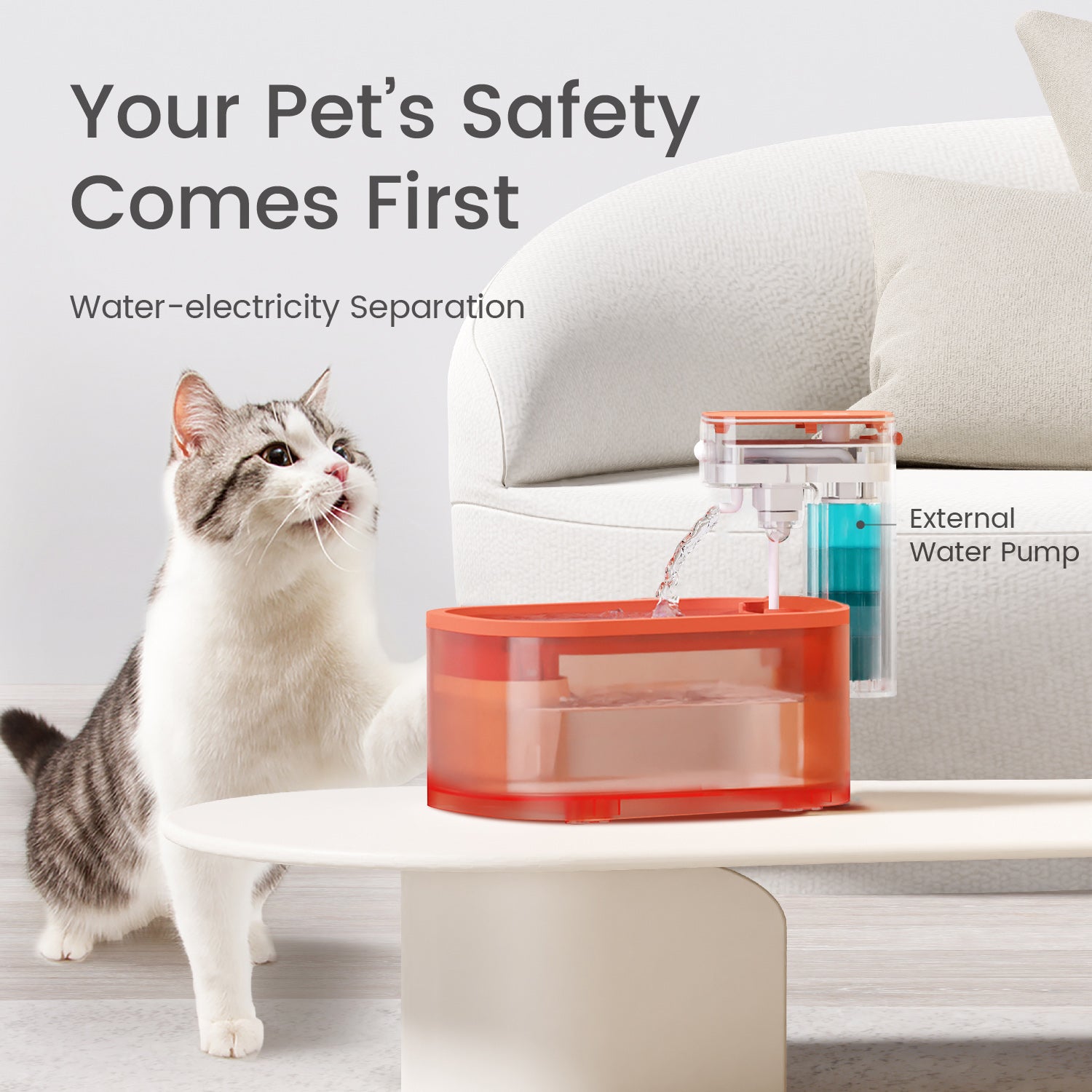 PAWAii Wireless Pet Water Fountain