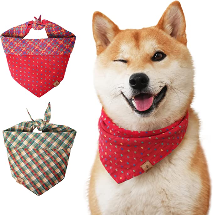 Stylish Double-sided Pet Bandana