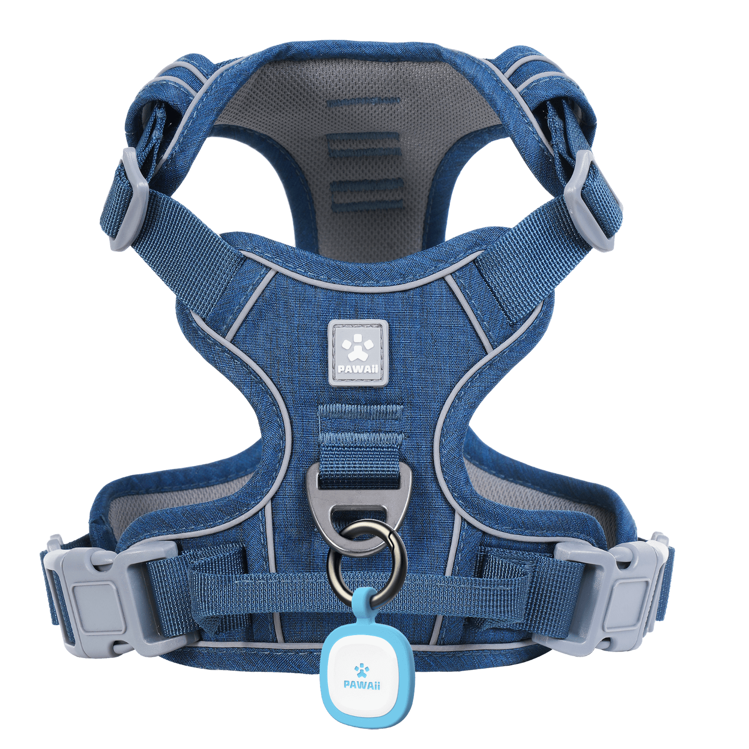 No Pull Dog Harness With Pet ID Tag PAWAii no-pull-dog-harness-with-pet-id-tag-pawaii