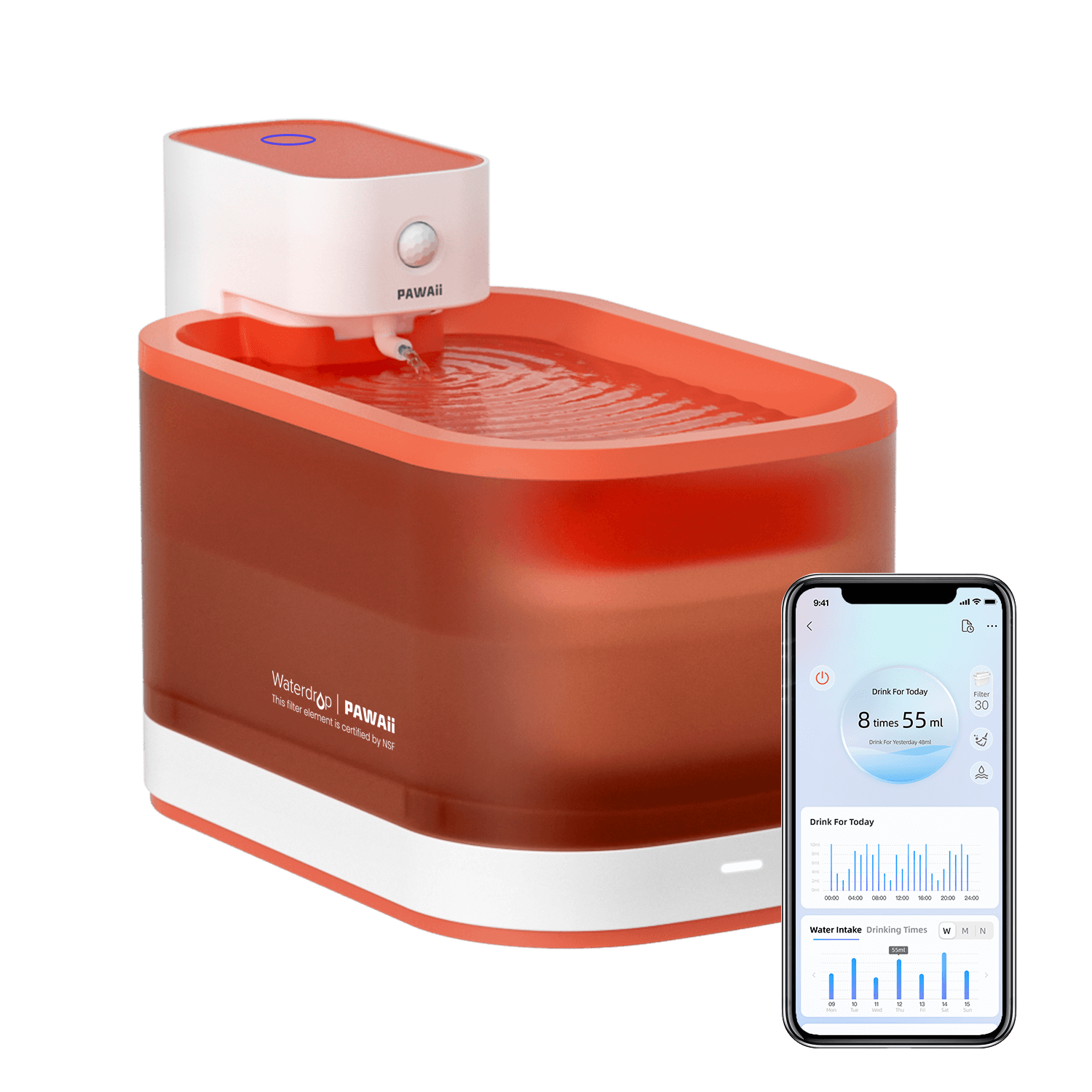 Battery-operated Pet Water Fountain Pro